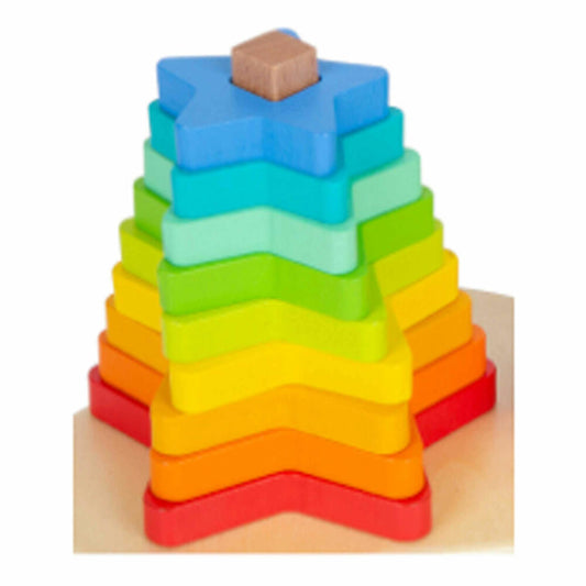 Legler Small Foot Steckspiel Regenbogen, Spielzeug, ab 12 Monate, 11720