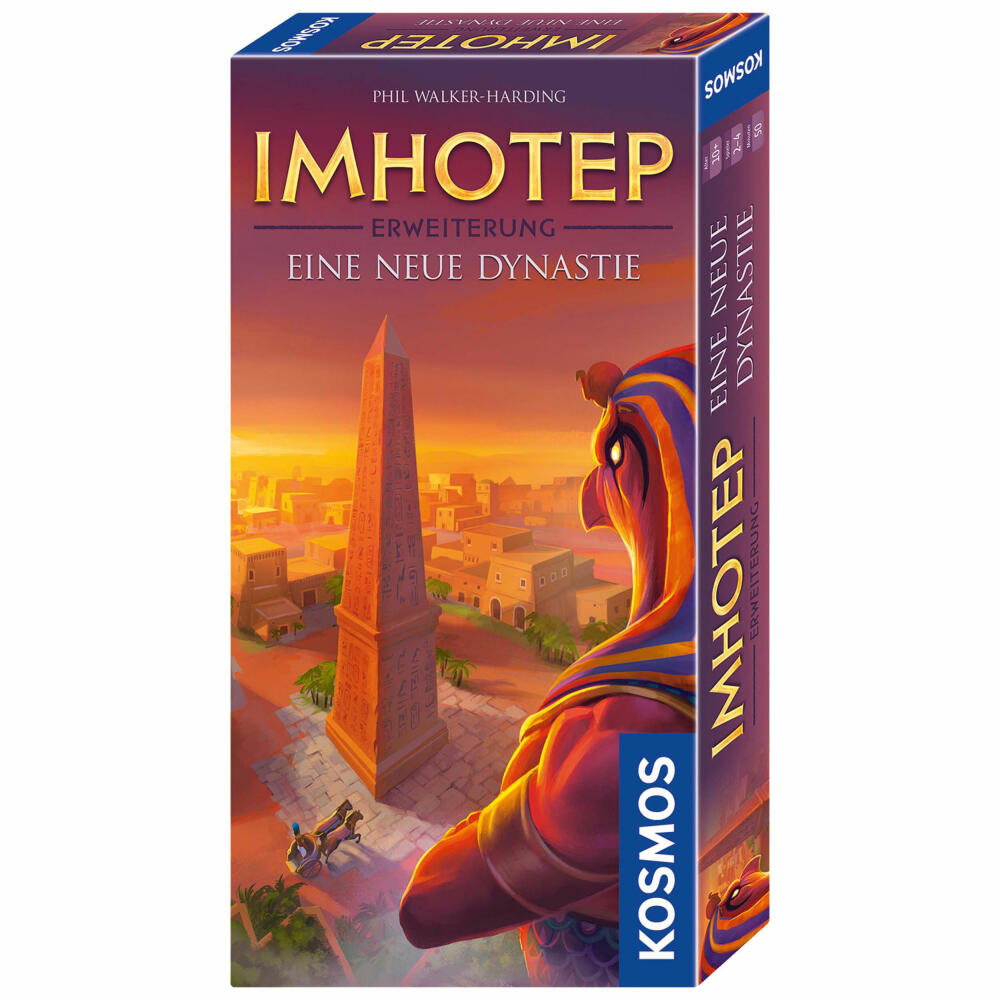 KOSMOS Imhotep Spiele Set, Spiel Brettspiel + Erweiterung Eine neue Dynastie
