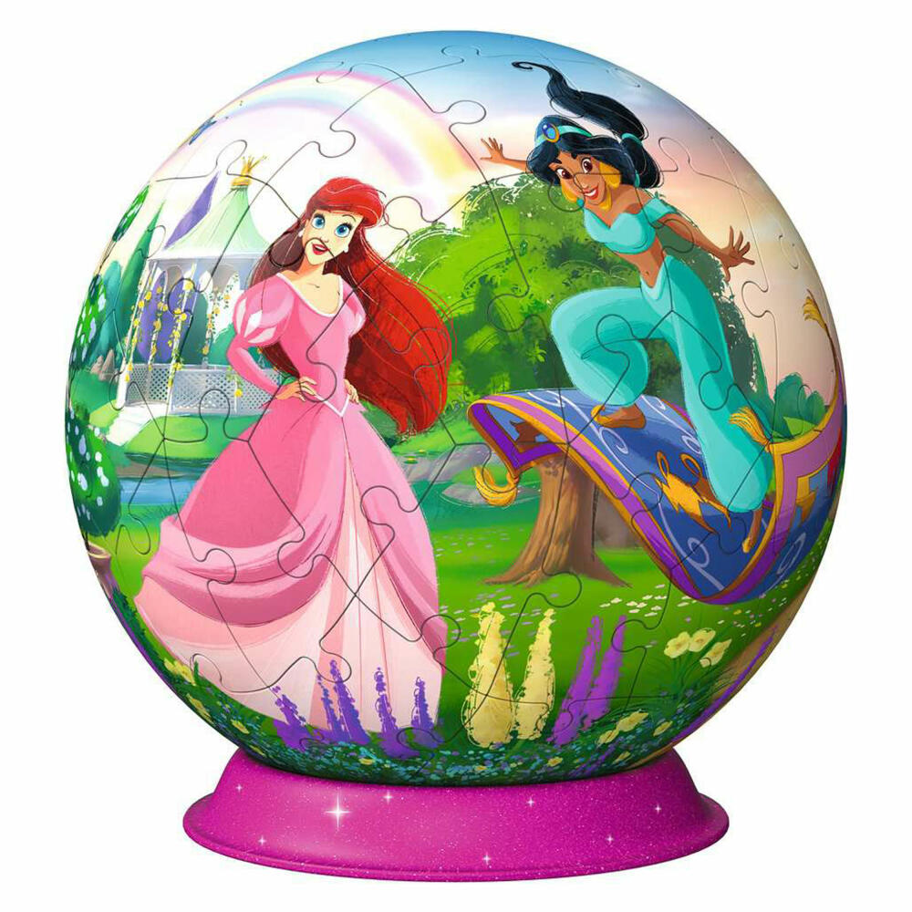 Ravensburger Puzzle-Ball Disney Princess, 72 Teile, 3D Puzzle, Puzzleball, ab 6 Jahren, 11579