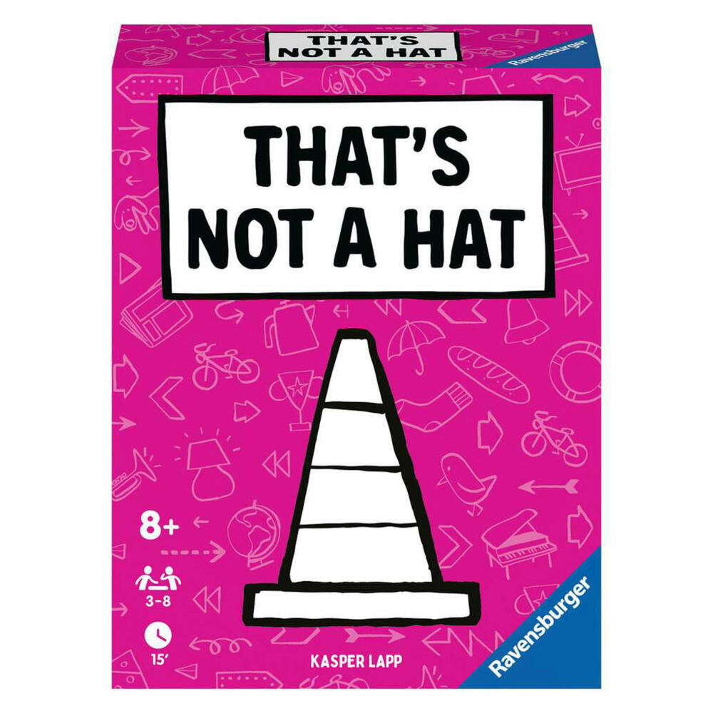 Ravensburger Thats not a hat, Kartenspiel, Partyspiel, Gesellschaftsspiel, Merkspiel, 20954