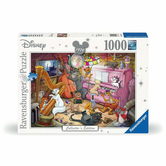 Ravensburger Puzzle Aristocats, Erwachsenenpuzzle, 1000 Teile, ab 14 Jahren, 17542