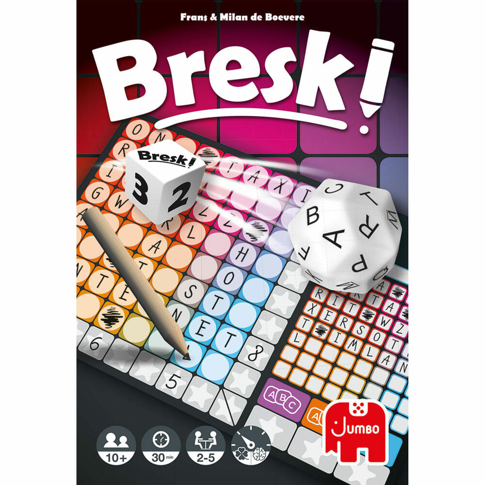 Jumbo Spiele Bresk!, Würfelspiel, Gesellschaftsspiel, Familienspiel, ab 10 Jahre, 19784