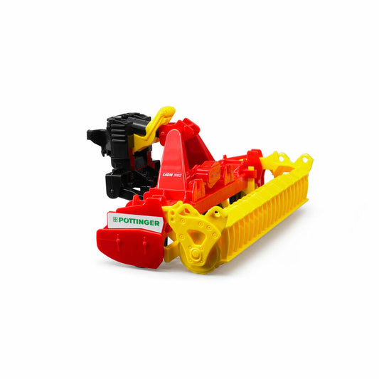 Bruder Landwirtschaft Pöttinger Lion 3002 Kreiselegge, Traktor, Modell Fahrzeug, Spielzeug, 02346