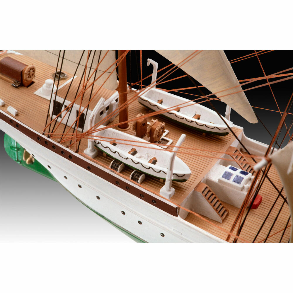 Revell Model Set Gorch Fock, Segelschulschiff, Segelschiff, Modellbausatz, Modell Bausatz, 75 Teile, ab 10 Jahre, 65432