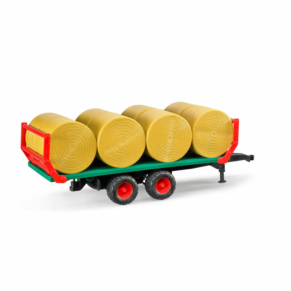 Bruder Landwirtschaft Ballentransportanhänger, Modellfahrzeug, Modell Fahrzeug, Spielzeug, Zubehör, 02220