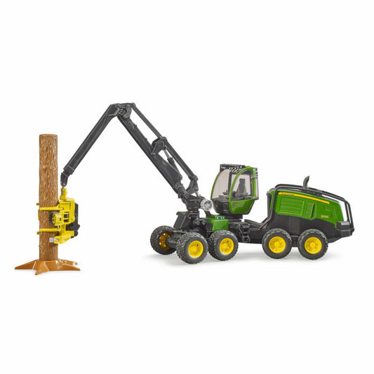 Bruder Forstwirtschaft John Deere 1270G Harvester, Erntemaschine, Modellfahrzeug, Modell Fahrzeug, Spielzeug, 02135