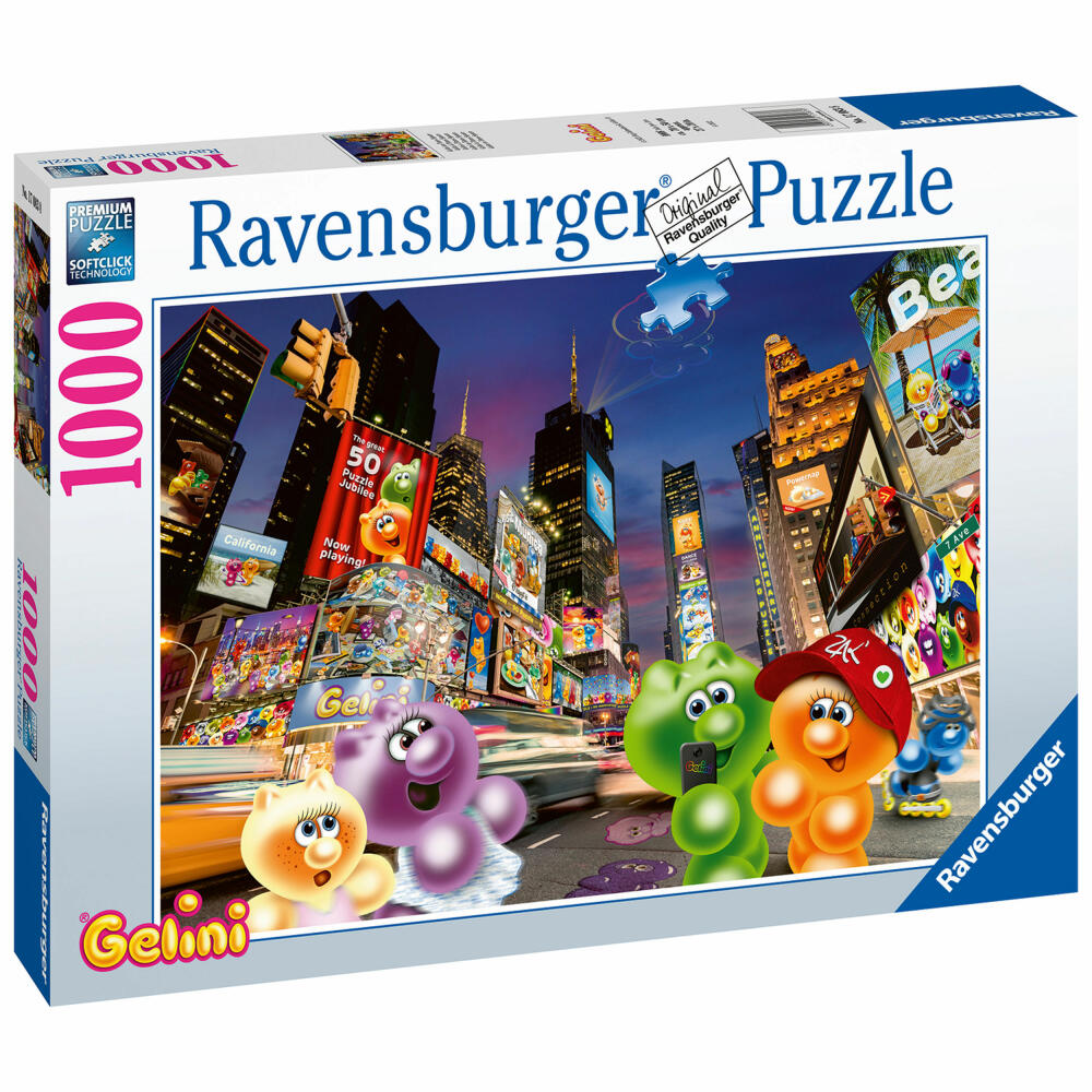 Ravensburger Gelini am Time Square, Erwachsenenpuzzle, Puzzle, 1000 Teile, 17083