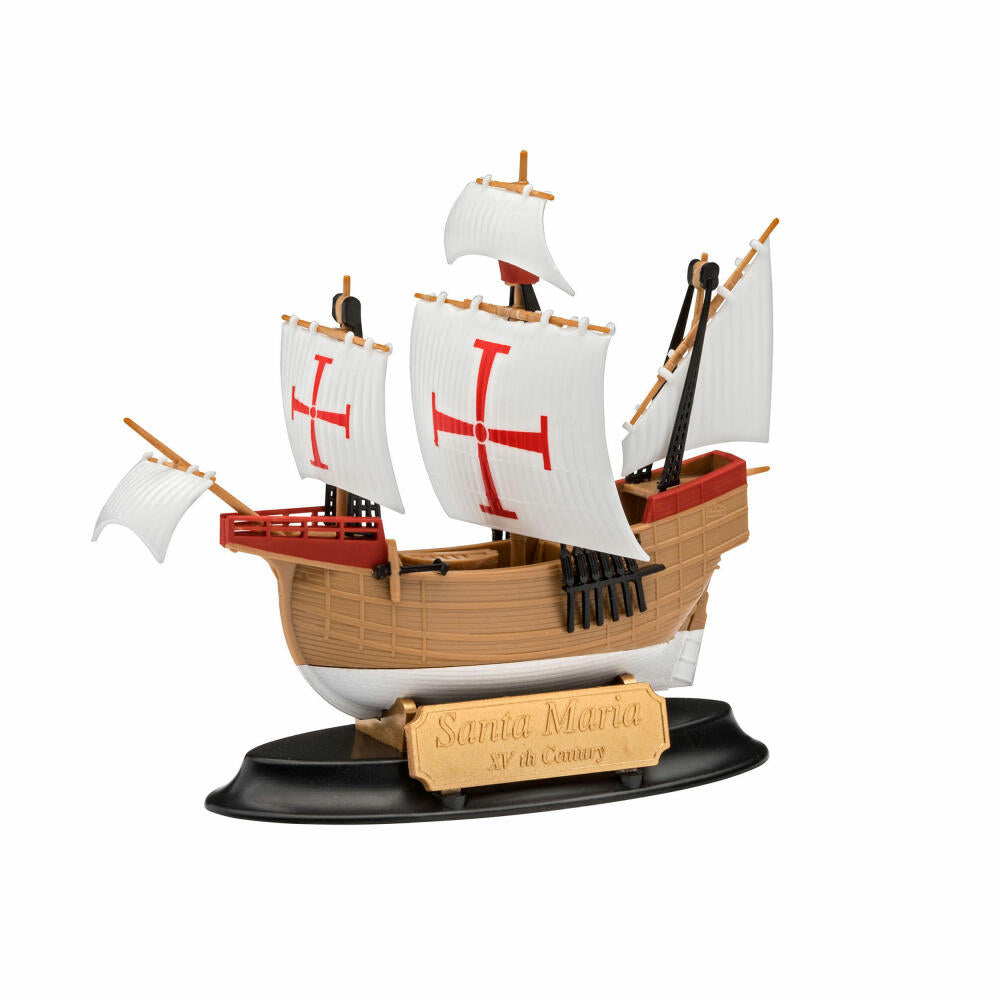 Revell Modellbausatz Santa Maria, Schiff, Easy Click System, ohne Kleben, 38 Teile, ab 10 Jahren, 05660