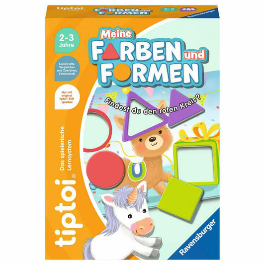 Ravensburger tiptoi Meine Farben und Formen, Zuordnungsspiel, Lernspiel, Kinder Spiel, 00168