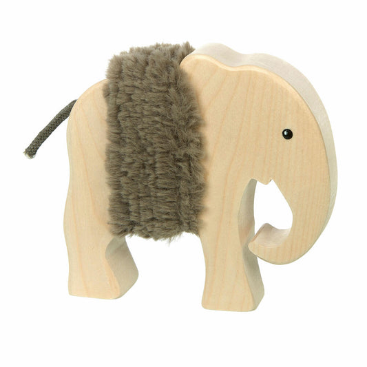 sigikid Cudly Wudly Holztier Elefant, Holzfigur, Spielfigur, Holzspielzeug, Spielzeug, Dekoration, 39394