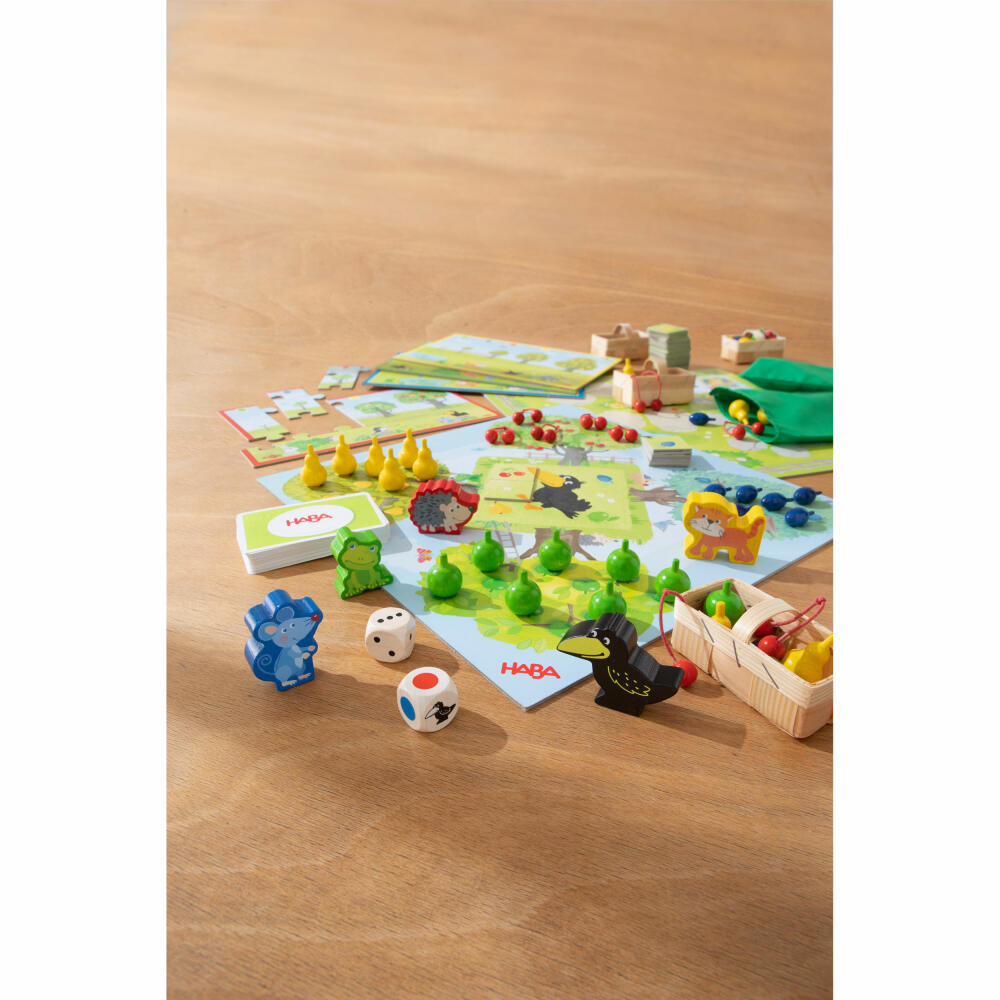 HABA Meine große Obstgarten-Spielesammlung, Kinderspiel, Kinder Spiel, ab 3 Jahren, 1302282003