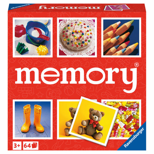 Ravensburger memory Junior, Memospiel, Kinderspiel, Kinder Spiel, ab 3 Jahre, 20880