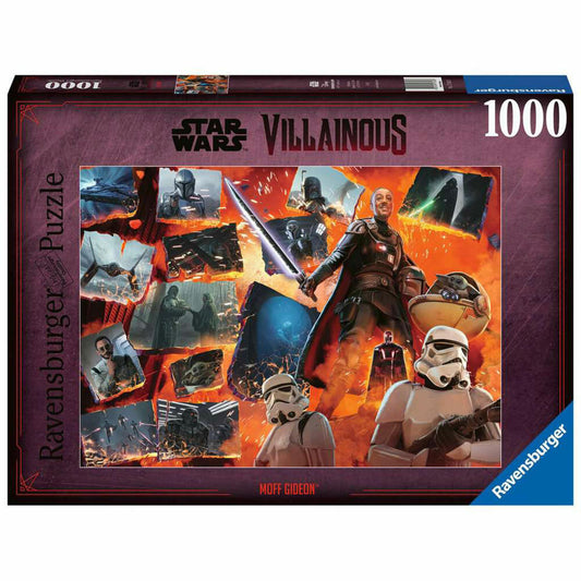 Ravensburger Puzzle Star Wars Villainous: Moff Gideon, Erwachsenenpuzzle, 1000 Teile, ab 14 Jahren, 17343