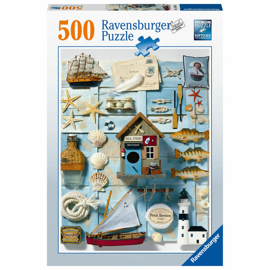 Ravensburger Maritimes Flair, Puzzle, Erwachsenenpuzzle, Kinder Puzzles, 500 Teile, 16588