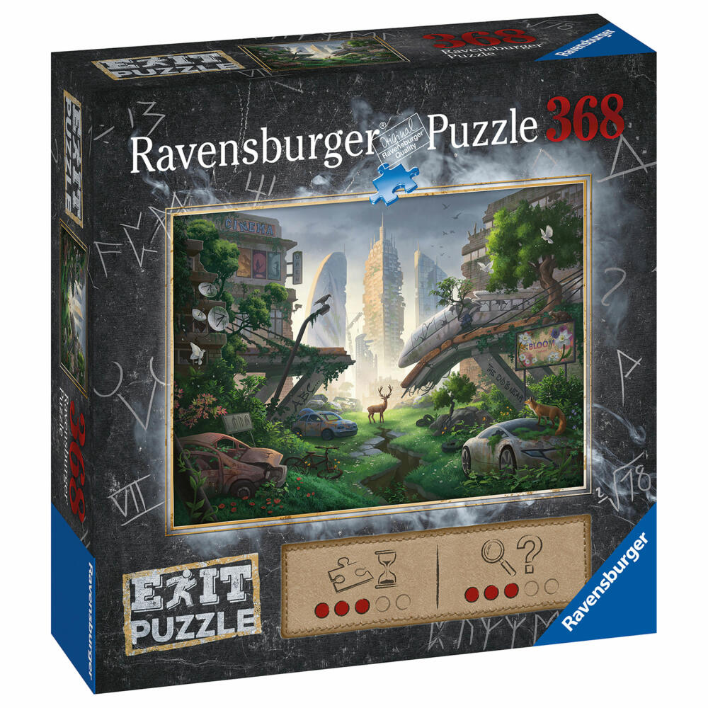 Ravensburger Exit Puzzle Jonas, Erwachsenenpuzzle, Ratespiel, Rästel, Escape, Puzzles, 368 Teile, 17121