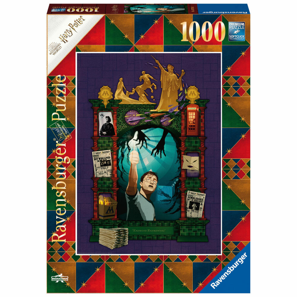 Ravensburger Puzzle Harry Potter und der Orden des Phönix, Film 5, Erwachsenenpuzzle, Erwachsenen Puzzles, 1000 Teile, 16746