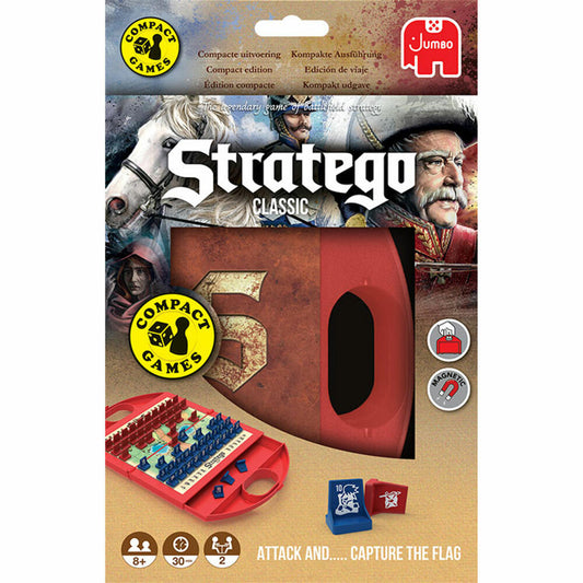 Jumbo Spiele Stratego Kompaktspiel, Strategiespiel, Gesellschaftsspiel, Reisespiel, Mitbringspiel, 19819