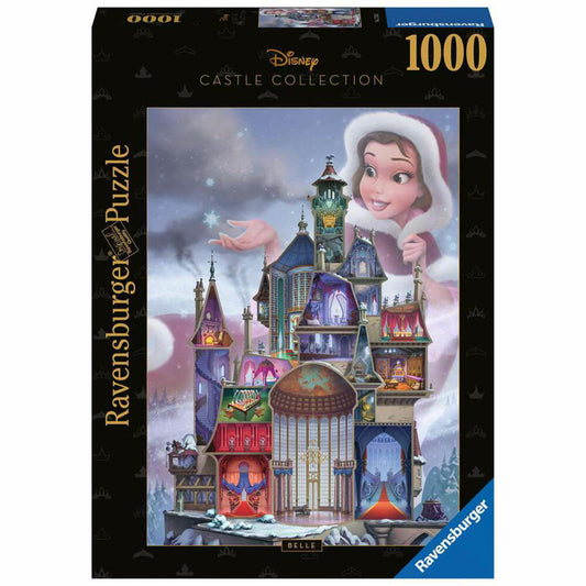 Ravensburger Puzzle Disney Castles: Belle, Erwachsenenpuzzle, 1000 Teile, ab 14 Jahren, 17334