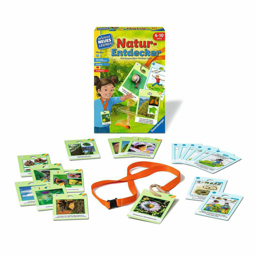 Ravensburger Natur-Entdecker, Lernspiel, Kinderspiel, Bewegungsspiel, Geschicklichkeitsspiel, 25033