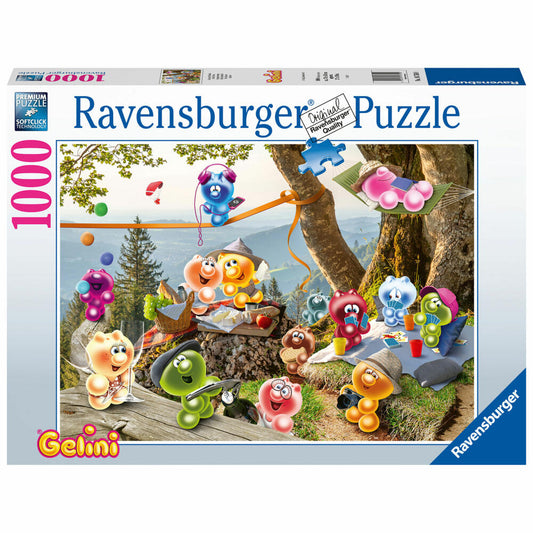 Ravensburger Puzzle Gelini: Auf zum Picknick, Erwachsenenpuzzle, Erwachsenen Puzzles, 1000 Teile, 16750