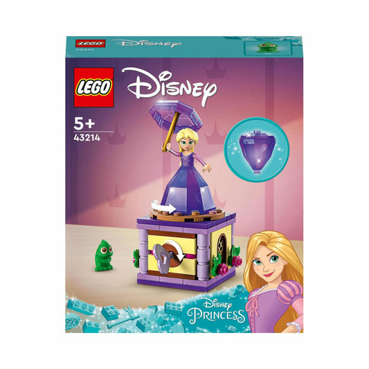 LEGO Disney Prinzessin Rapunzel-Spieluhr, 89-tlg., Bauset, Konstruktionsset, Bausteine, Spielzeug, ab 5 Jahre, 43214