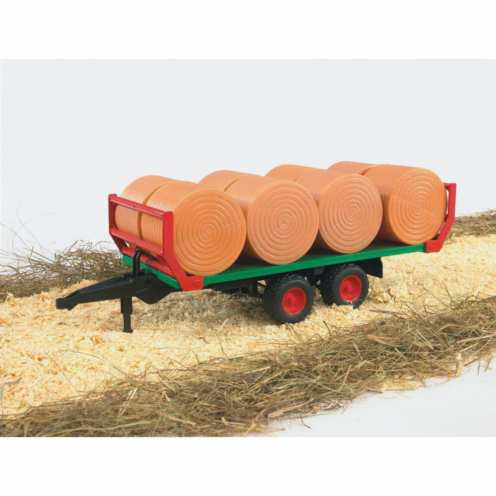 Bruder Landwirtschaft Ballentransportanhänger, Modellfahrzeug, Modell Fahrzeug, Spielzeug, Zubehör, 02220