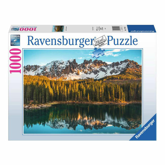 Ravensburger Karersee, 1000 Teile, Landschaftspuzzle Erwachsenenpuzzle, Puzzle, 17545