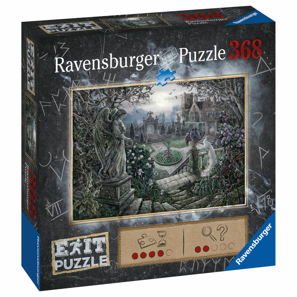 Ravensburger Exit Puzzle Ute, Erwachsenenpuzzle, Ratespiel, Rästel, Escape, Puzzles, 368 Teile, 17120