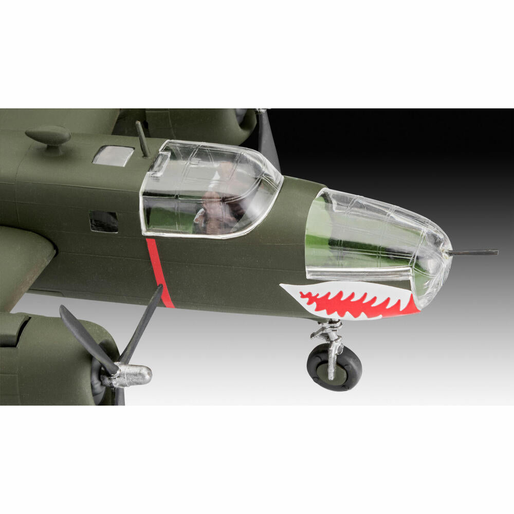 Revell Steck-Modellbausatz B-25 Mitchell easy-click-system, Flugzeug, 44 Teile, 03650