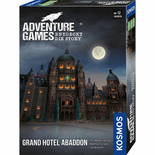 KOSMOS Adventure Games - Grand Hotel Abaddon, Brettspiel, Spiel, Gesellschaftsspiel, ab 12 Jahre, 693190