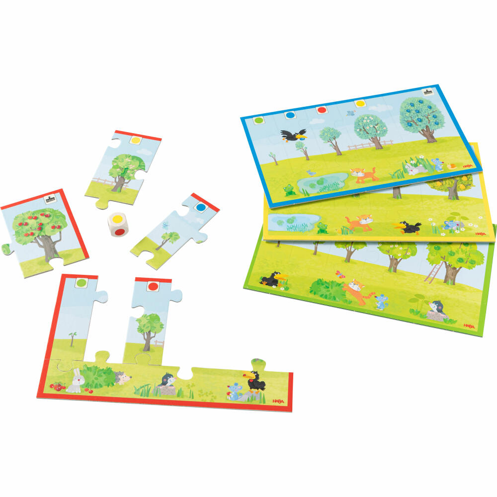 HABA Meine große Obstgarten-Spielesammlung, Kinderspiel, Kinder Spiel, ab 3 Jahren, 1302282003