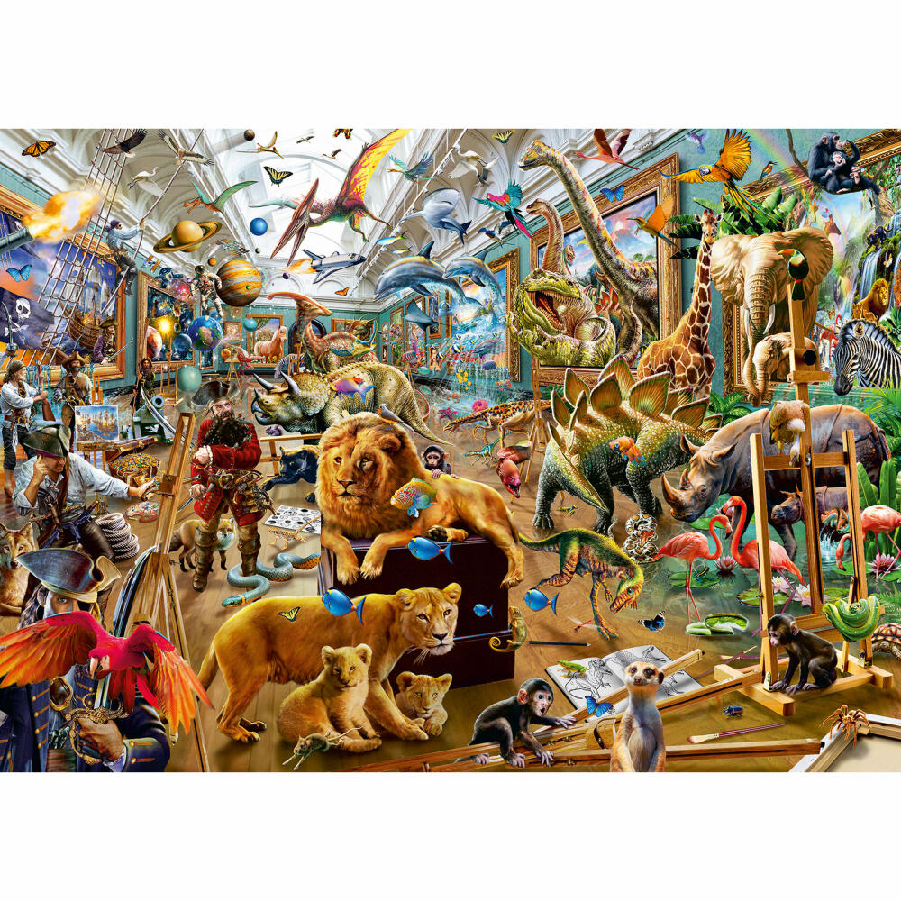 Ravensburger Chaos in der Galerie, Erwachsenenpuzzle, Erwachsenen Puzzle, 1000 Teile, 16996