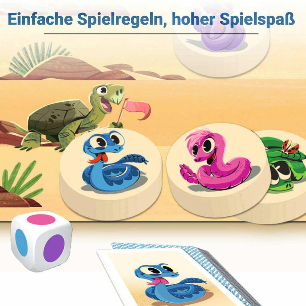 Ravensburger Tempo, kleine Klapperschlange!, Würfelspiel, Brettspiel, Kinderspiel, Kinder, 20950