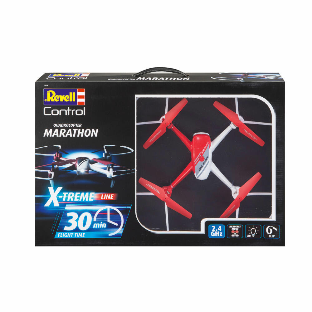 Revell Control X-Treme Quadcopter Marathon, ferngesteuerte Drohne, 2.4 GHz, ab 14 Jahren, 24898