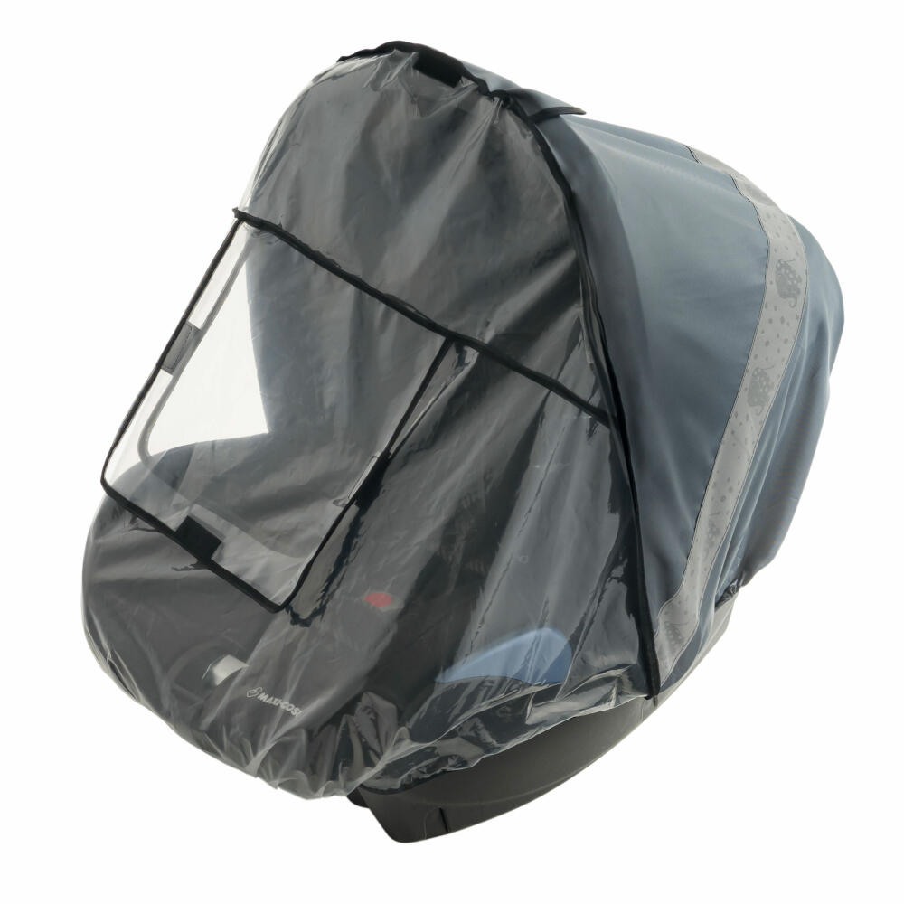 reer DesignLine RainSafe Baby Regenschutz für Babyschale, Regenverdeck, Regenhaube, 84051