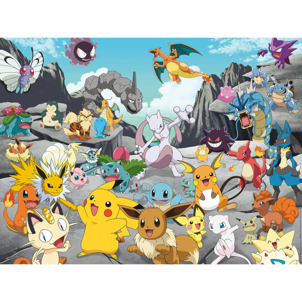 Ravensburger Puzzle Pokémon Classics, Erwachsenenpuzzle, Erwachsenen Puzzles, 1500 Teile, 16784