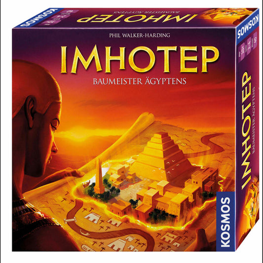 KOSMOS Familienspiele Imhotep, Strategiespiel, Bauprojekte, Spiel, ab 10 Jahren, 692384