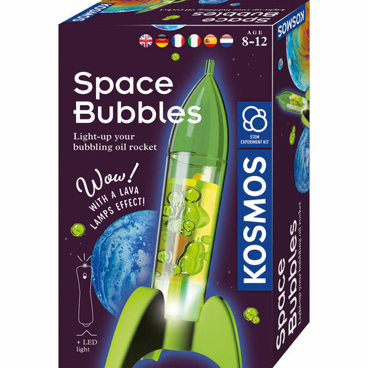 KOSMOS Space Bubbles / Space Bubbles, Experimentierkasten, Kinder, Mehrsprachig, 616786