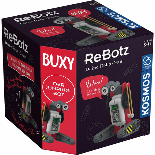 KOSMOS ReBotz - Buxy der Jumping-Bot, Roboter, Experimentierkasten, Bots, Spielzeug, 601