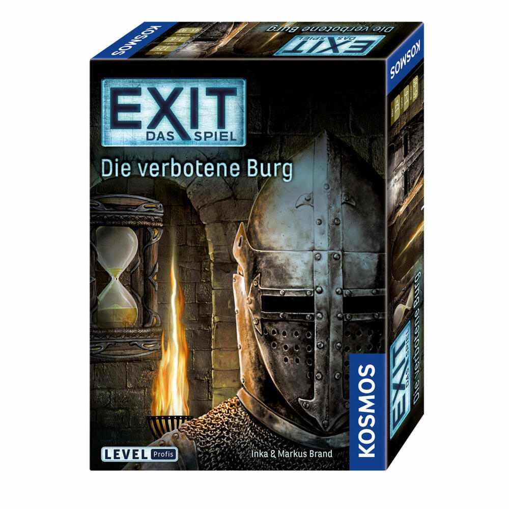 KOSMOS Exit - Das Spiel - Die verbotene Burg, Escape-Spiel, Spiel, Level Profis, ab 12 Jahren, 692872