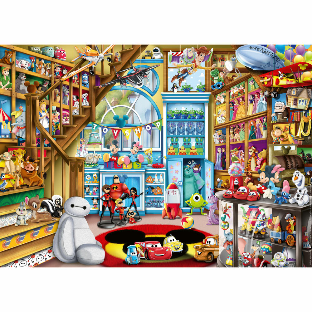 Ravensburger Im Spielzeugladen, Disney Classics, Puzzle, Erwachsenenpuzzle, Erwachsenen Puzzles, 1000 Teile, 16734