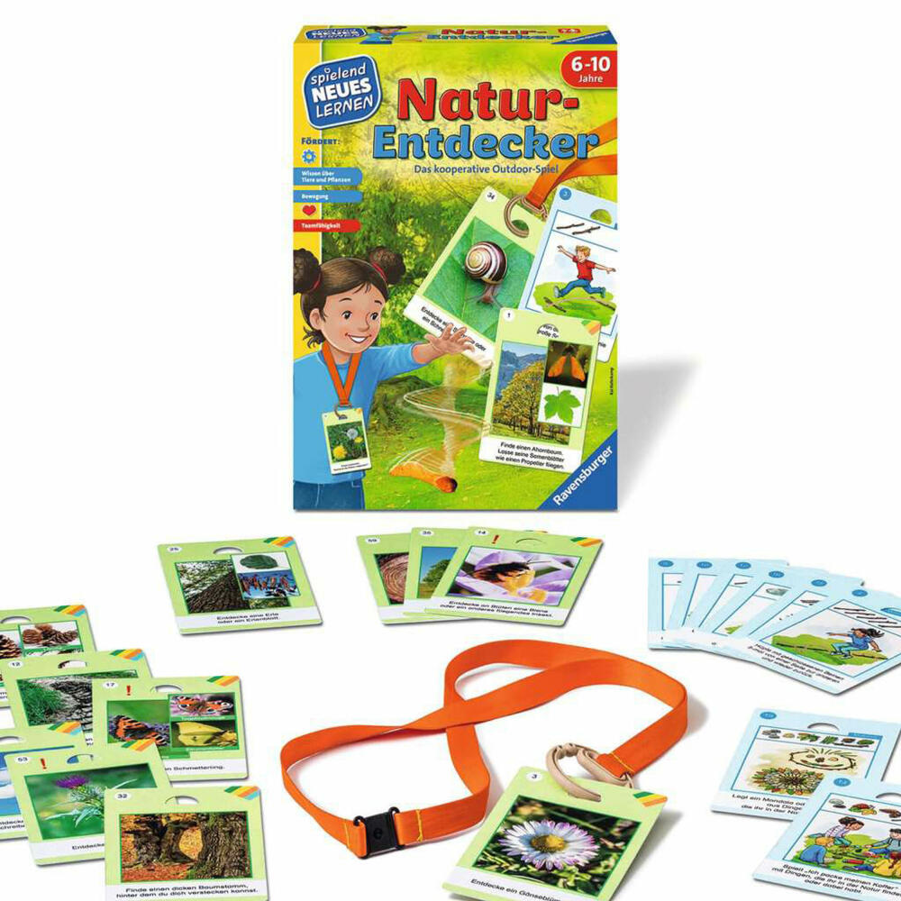 Ravensburger Natur-Entdecker, Lernspiel, Kinderspiel, Bewegungsspiel, Geschicklichkeitsspiel, 25033