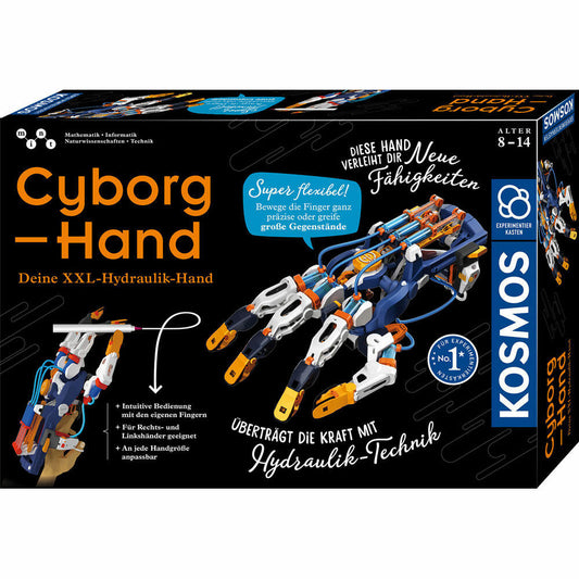 KOSMOS Cyborg-Hand, Spielzeug, Entdecken, Technik, Lernen, Roboter, ab 8 Jahren, 620844