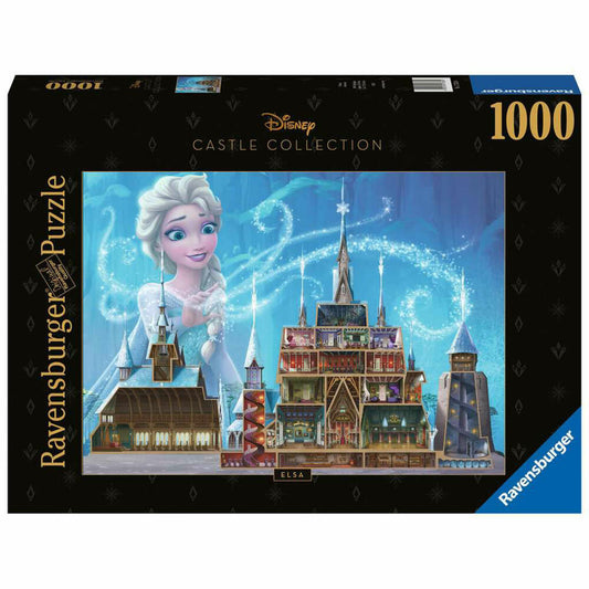 Ravensburger Puzzle Disney Castles: Elsa, Erwachsenenpuzzle, 1000 Teile, ab 14 Jahren, 17333