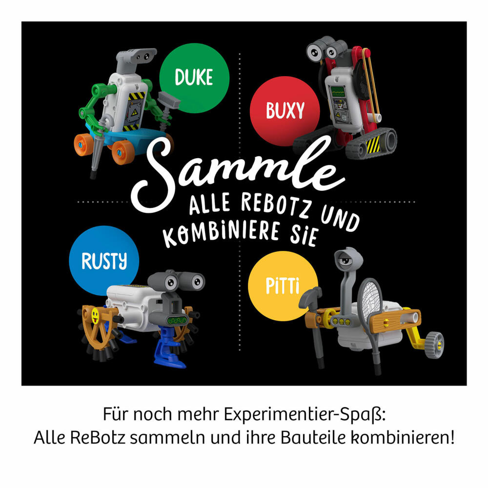 KOSMOS ReBotz - Buxy der Jumping-Bot, Roboter, Experimentierkasten, Bots, Spielzeug, 601