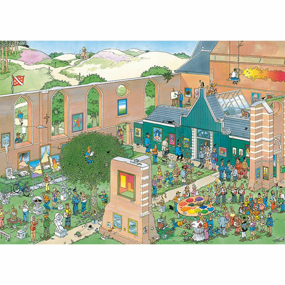 Jumbo Spiele Jan van Haasteren - Kunstmarkt, Puzzle, Erwachsenenpuzzle, Puzzlespiel, 1000 Teile, 20022