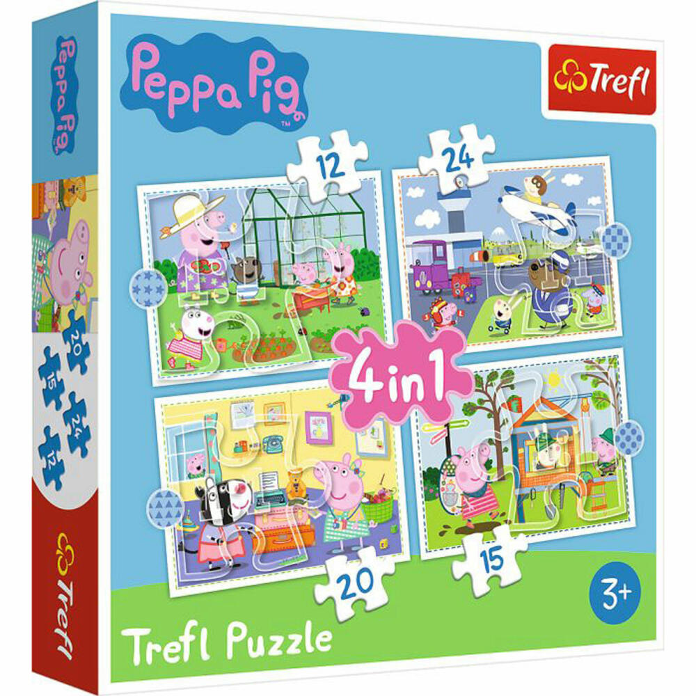 Trefl 4 in 1 Puzzle - Peppa Pig