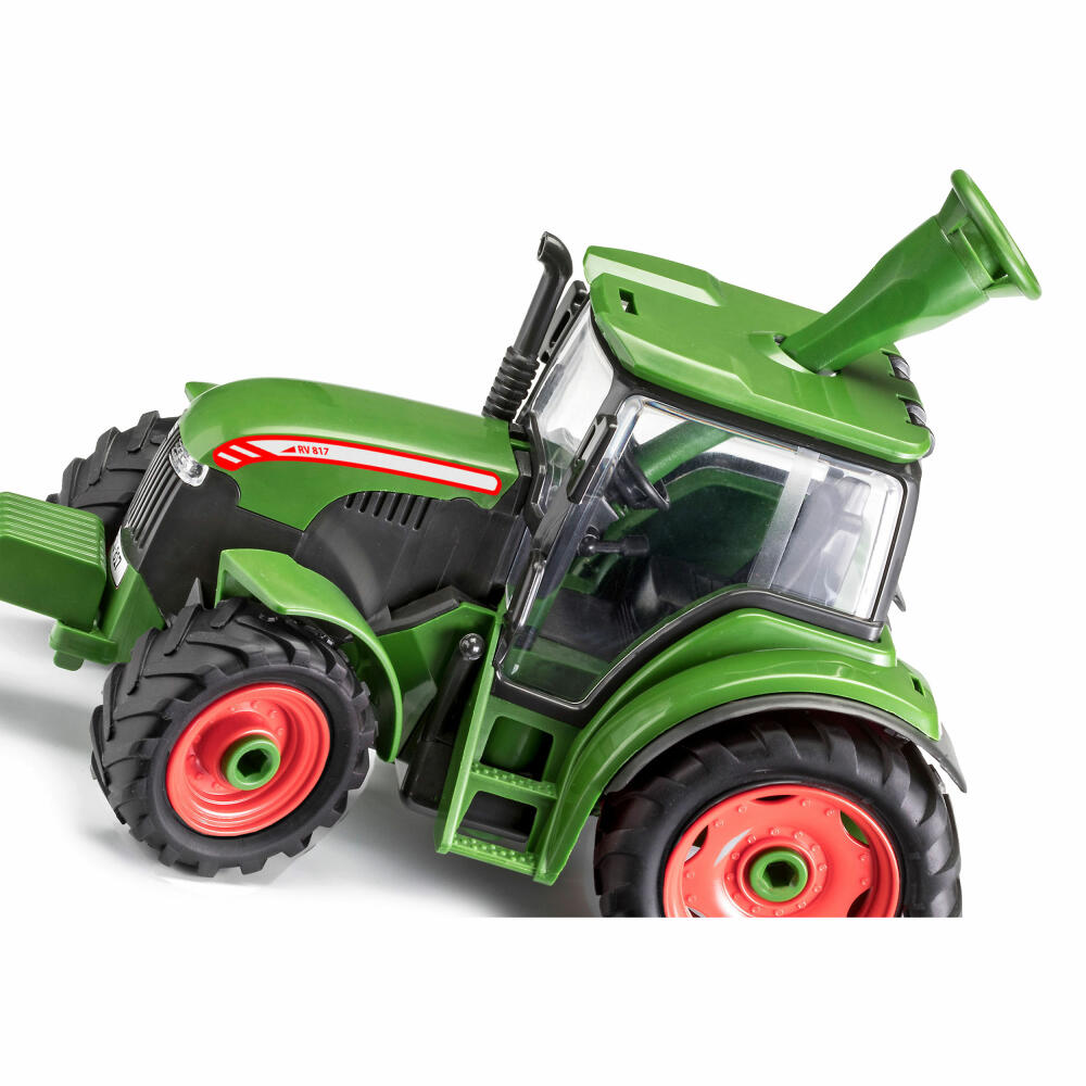 Revell Junior Kit Traktor mit Anhänger, mit Spielfigur, Modellbausatz für Kinder, 67 Teile, ab 4 Jahren, 00817