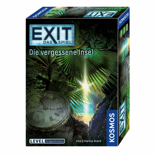 KOSMOS Exit - Das Spiel - Die vergessene Insel, Escape-Spiel, Spiel, Level Fortgeschrittene, ab 12 Jahren, 692858