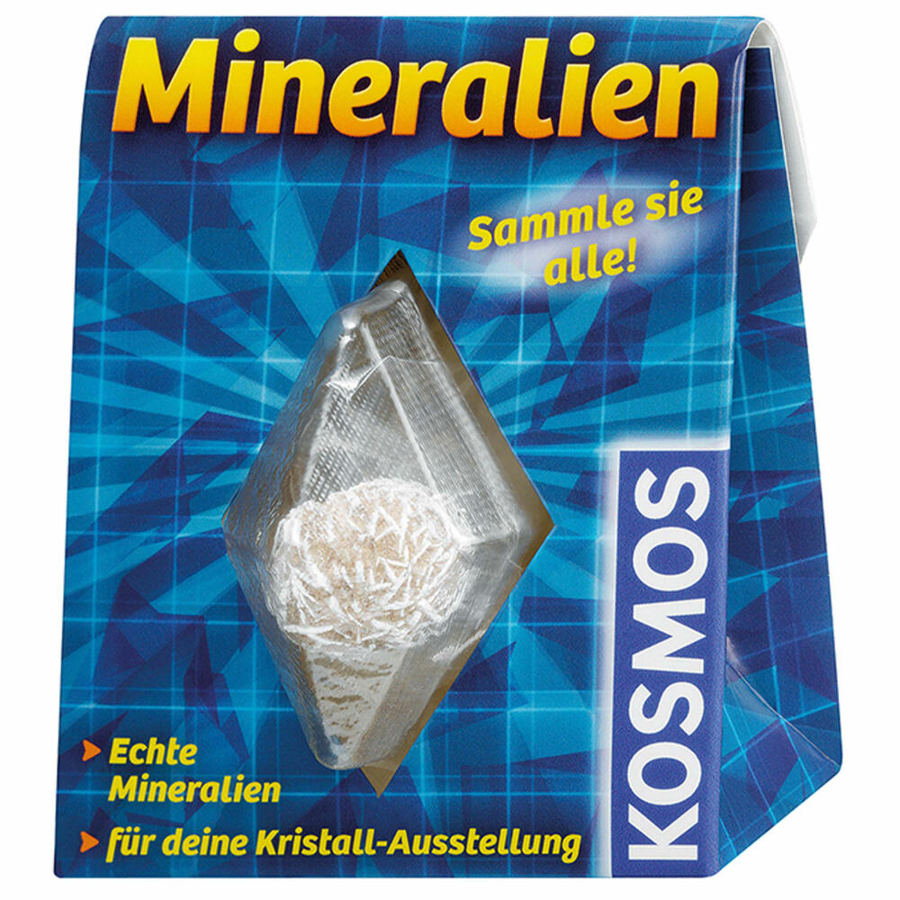 KOSMOS Die Wunderwelt der Mineralien, Mineralstein, Mineral Stein, zum Sammeln, Sortiert, ab 7 Jahren, 601805